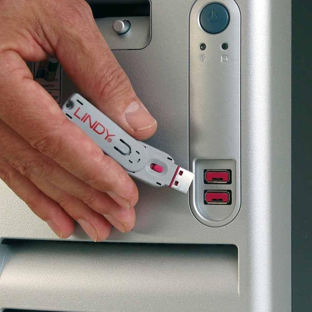 USB Port Blocker, Pack of 4, Green N588