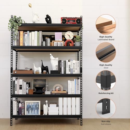 4 Tier Adjustable Heavy Duty Metal Storage Shelving Unit J356