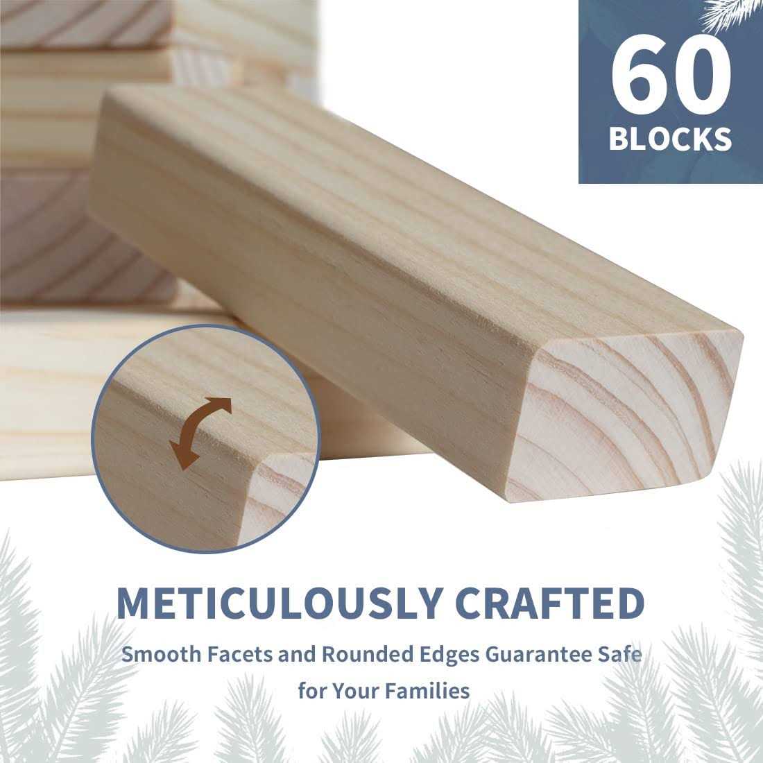 Giant Tumble Tower Game Stacking Indoor/Outdoor M437791