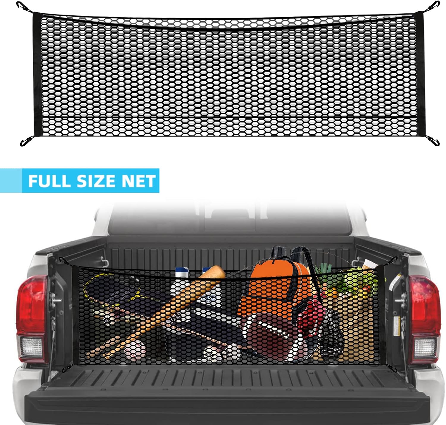 Car Rear Cargo Net for SUV Trunk Organizer F130