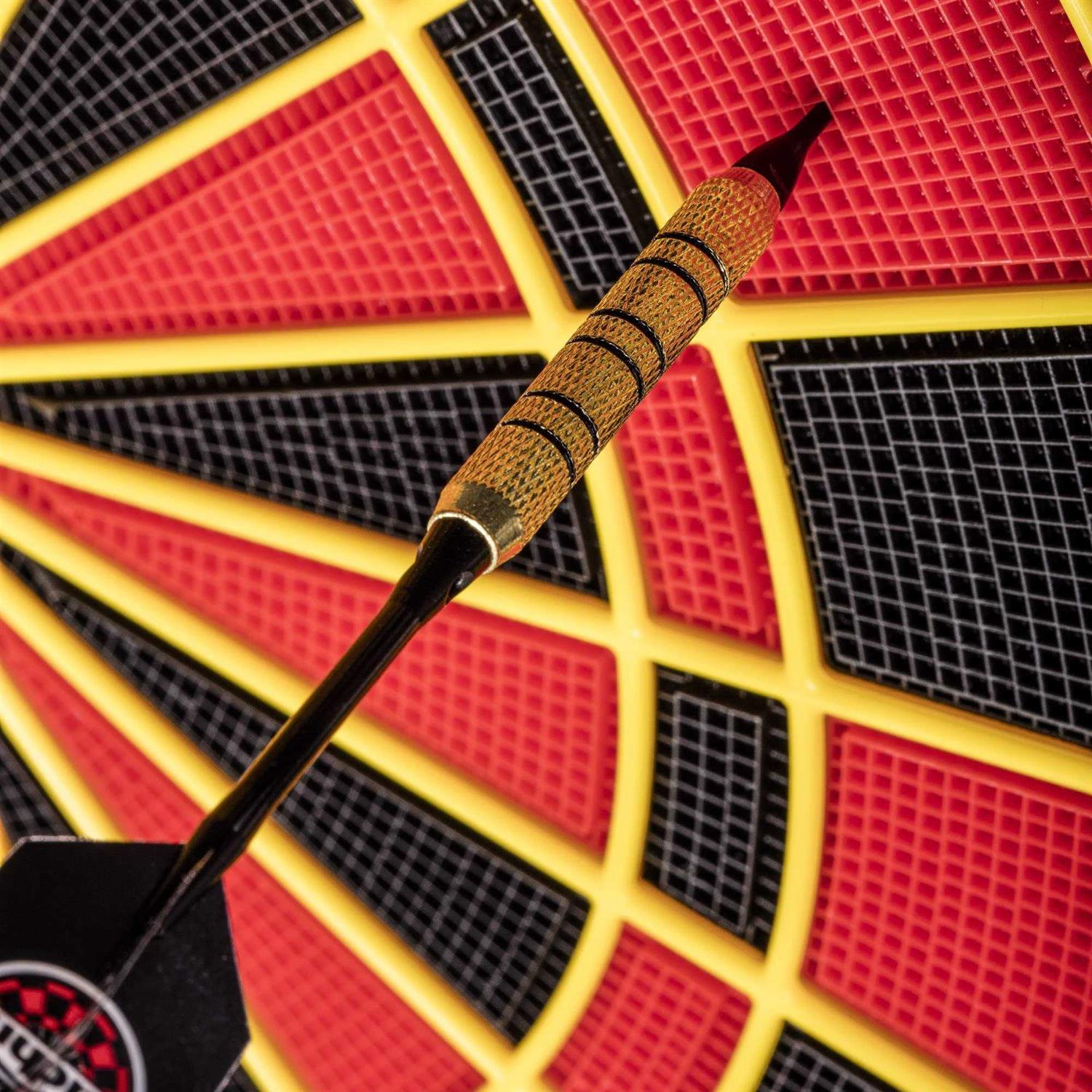 Standing Electronic Dartboard with 24 Games and 6 Soft-Tip Darts M929