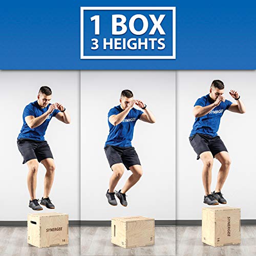 Wood Plyometric Box for Jump Training and Conditioning F822