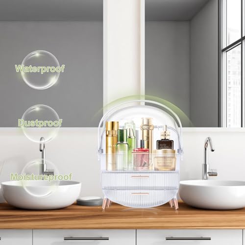 Makeup Organizer for Vanity, Skincare Storage for Bathroom, Bedroom, Countertop O37919
