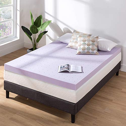 Ventilated Memory Foam Mattress Topper with Lavender Infusion, Full T358073