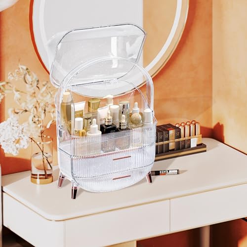 Makeup Organizer for Vanity, Skincare Storage for Bathroom, Bedroom, Countertop O37919