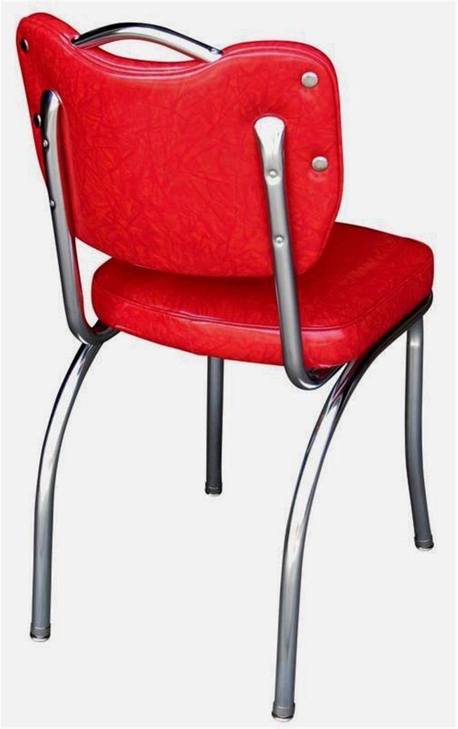 Diner Chair with Channel Back and Box Seat - Cracked Ice Yellow J6018