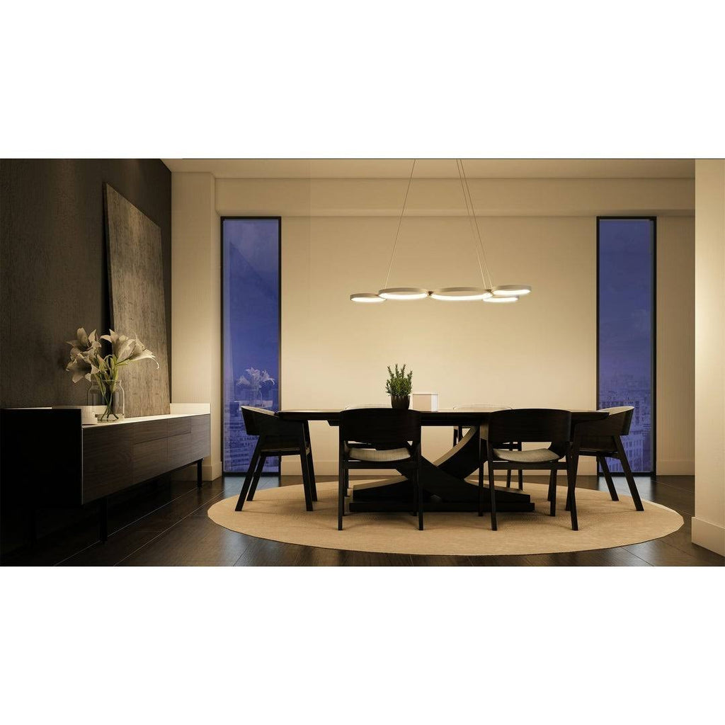 Modern Adjustable Multi-Ring LED Chandelier V7382