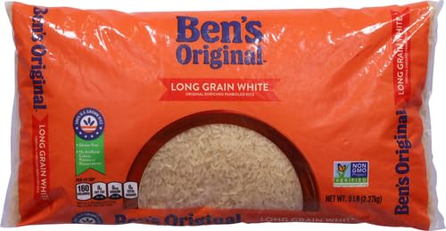 Enriched Long Grain White Rice, Parboiled Rice, 5 lb Bag R567738