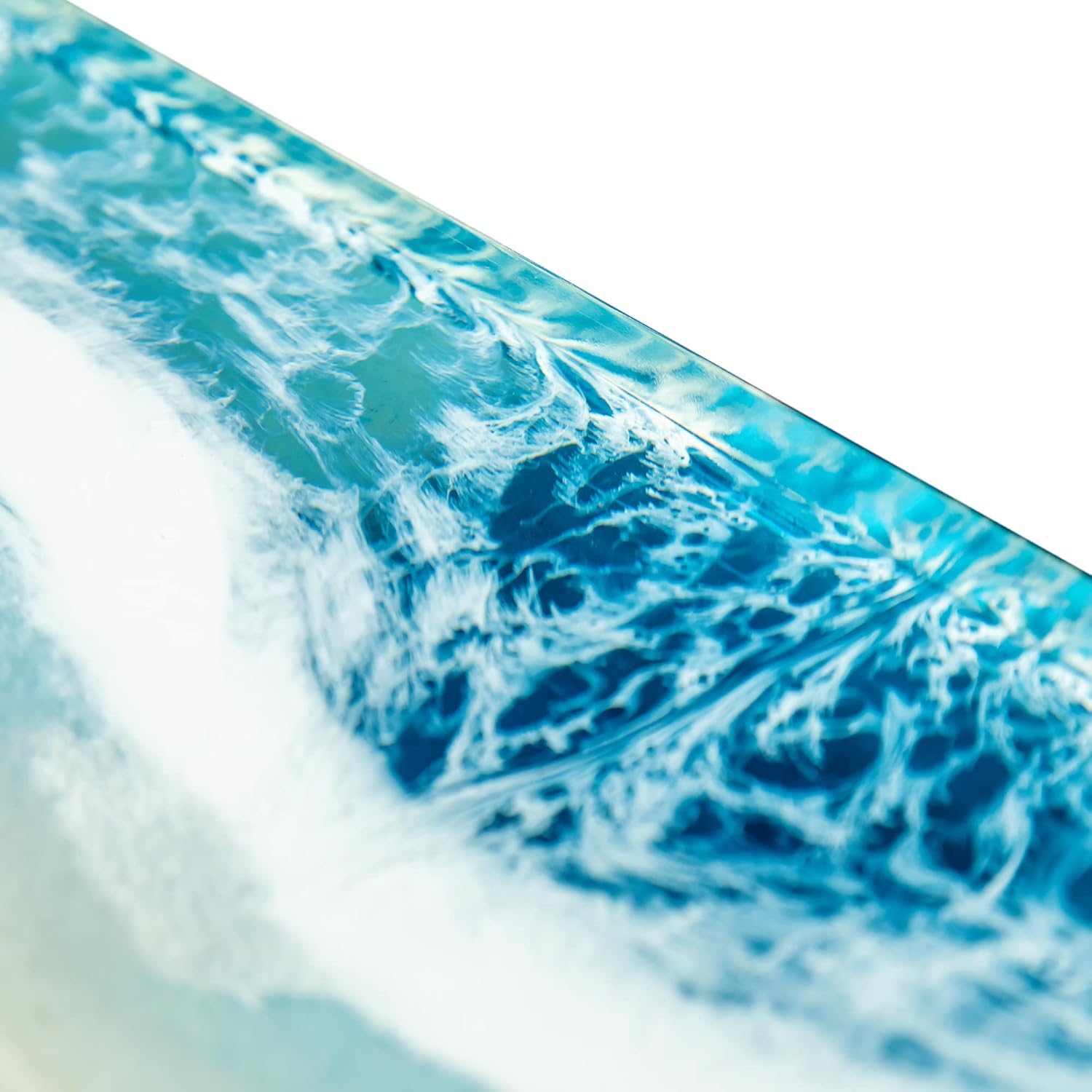 Epoxy Resin River Table for Home Office Dining H441