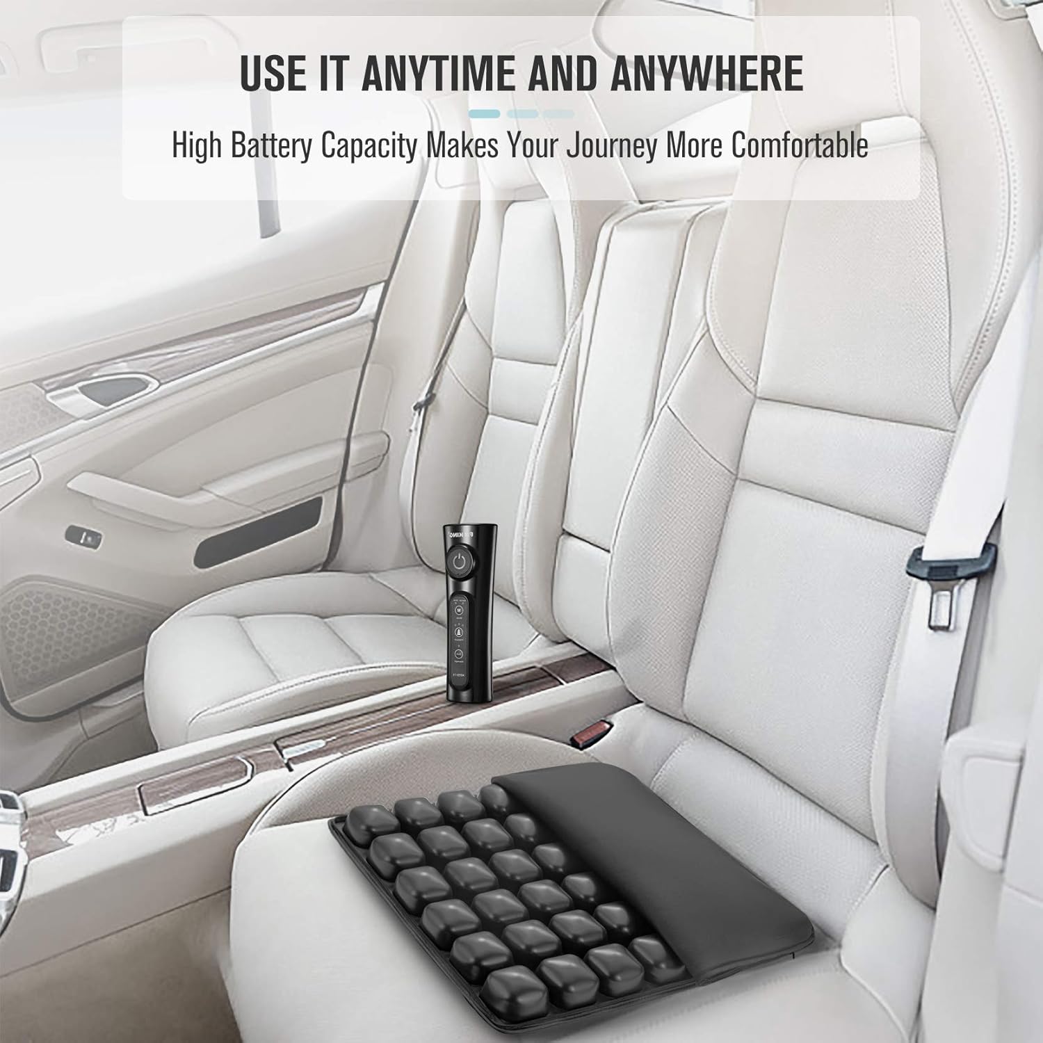 Rechargeable Electric Inflatable Air Seat Cushion with Massage Mode G40934