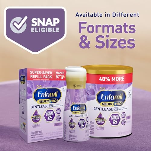 Baby Formula with DHA, Reduces Fussiness and Gas, Liquid Bottle, 32 Oz G517