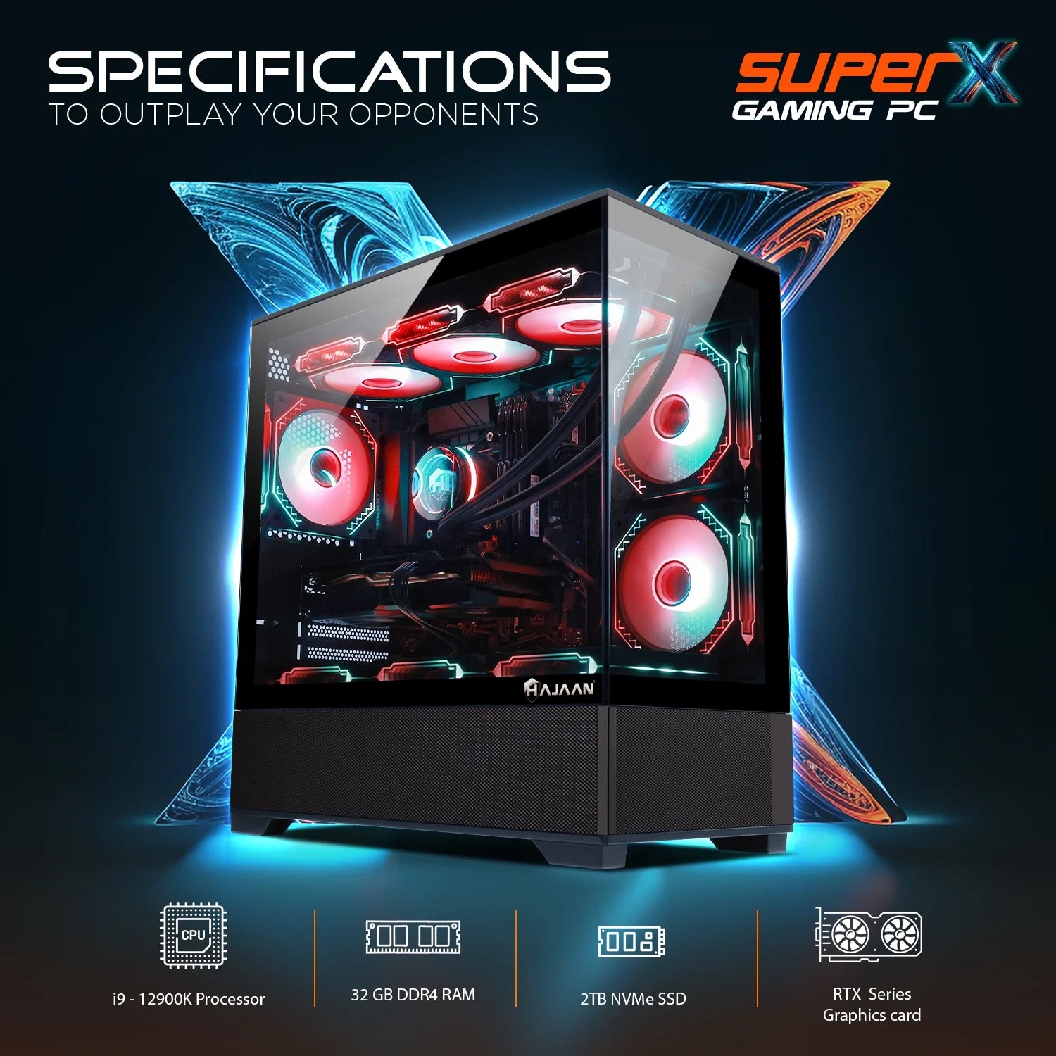 Gaming PC – Liquid Cooled – Intel i9 12900K – RTX 3060 12GB – 32GB DDR4 – 2TB NVMe SSD – Windows 11 Pro V603171