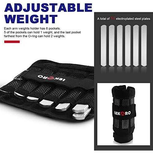 Adjustable Ankle and Wrist Weights for Men Women K531601
