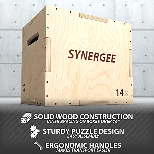 Wood Plyometric Box for Jump Training and Conditioning F822