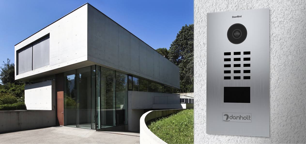 IP Video Door Station Flush-Mounted, PoE Capable Stainless Steel Y3220