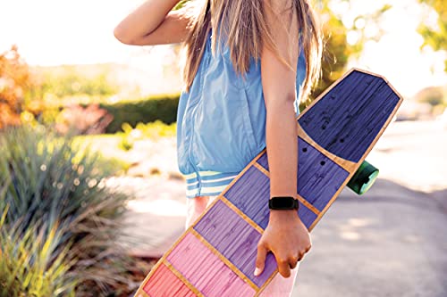 Kids Activity Tracker for Ages 6+, Black/Racer Red T294089