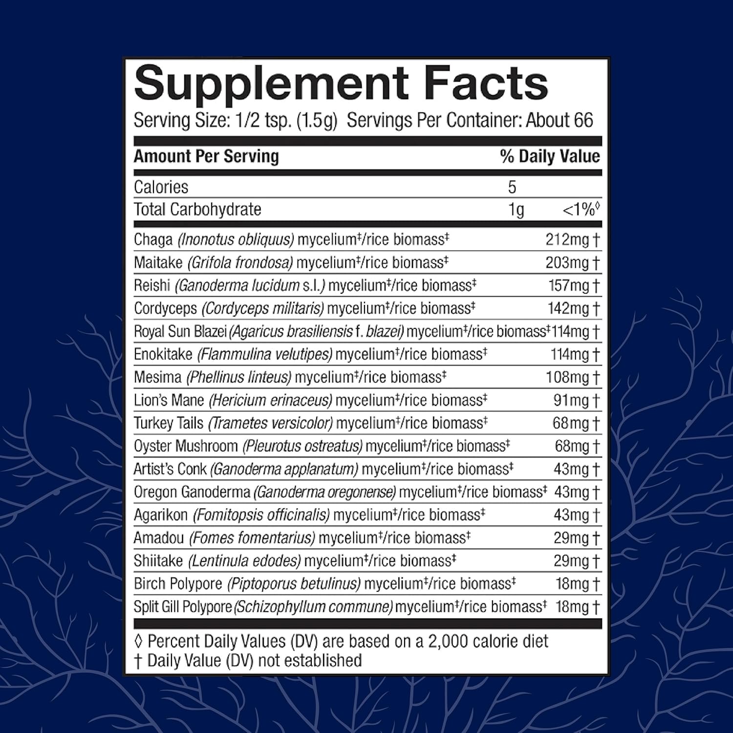 MyCommunity Powder - 17 Species Mushroom Supplement for Immune Support - 100g Z376