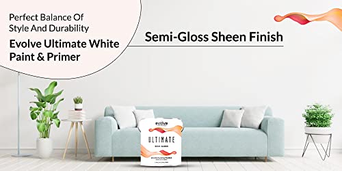 Interior & Exterior Paint and Primer in White, Flat Sheen, 1 Gallon W9951