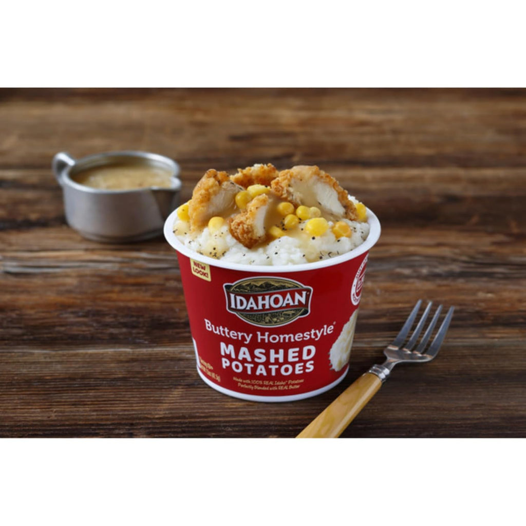 Mashed Potatoes Microwavable Bowls Variety Pack of 8 B478401