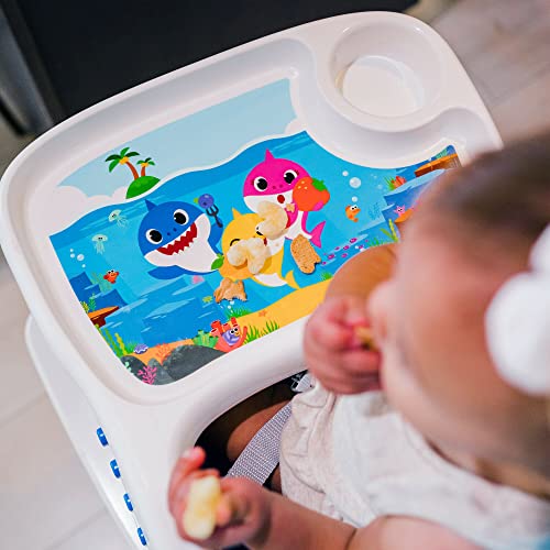 Baby Toddler Booster Seat with Adjustable Tray, Portable for Dining Table, Up to 50 lbs U9775