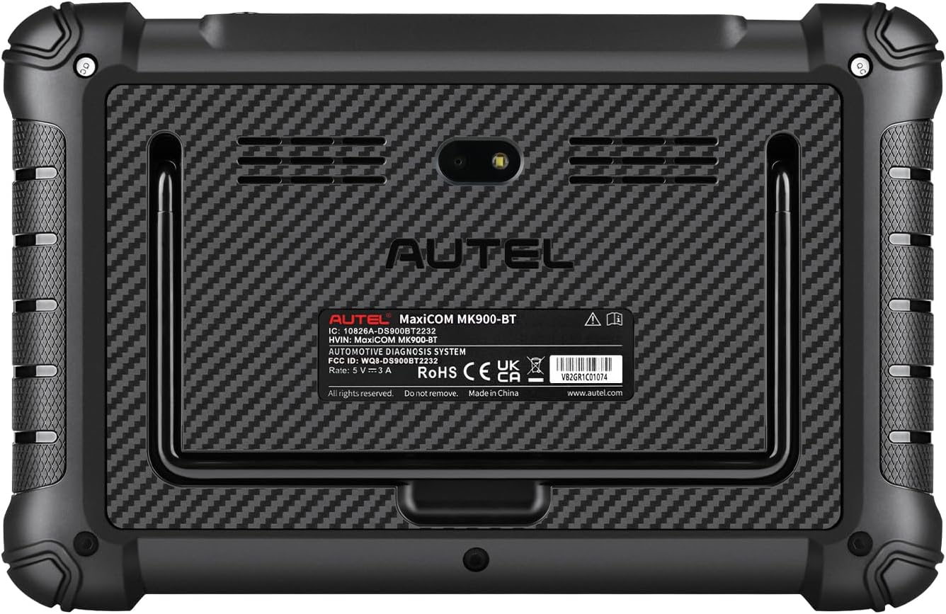 Autel Scanner MaxiCOM MK900-BT: 2024 BT Ver. of MK900 MX900, 8in Up of MK808S MK808BT PRO MX808S MK808Z MS906, 3K+ Bidirectional Tool as MP900BT 40+ Reset, CANFD DoIP, Pre Post Scan, FCA, 11OS U40199