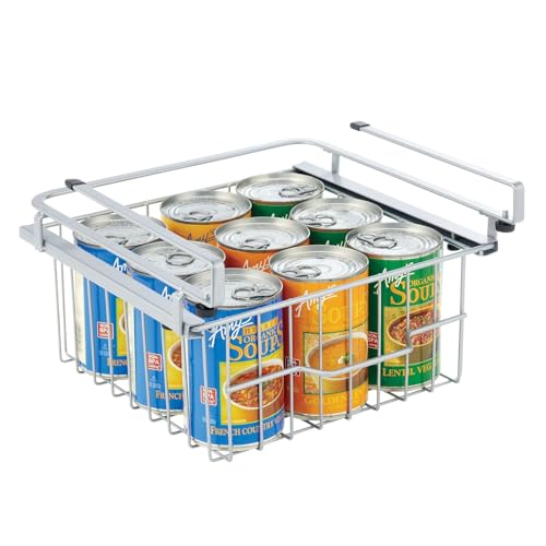 Compact Hanging Pullout Drawer Basket for Under Shelf Storage B526