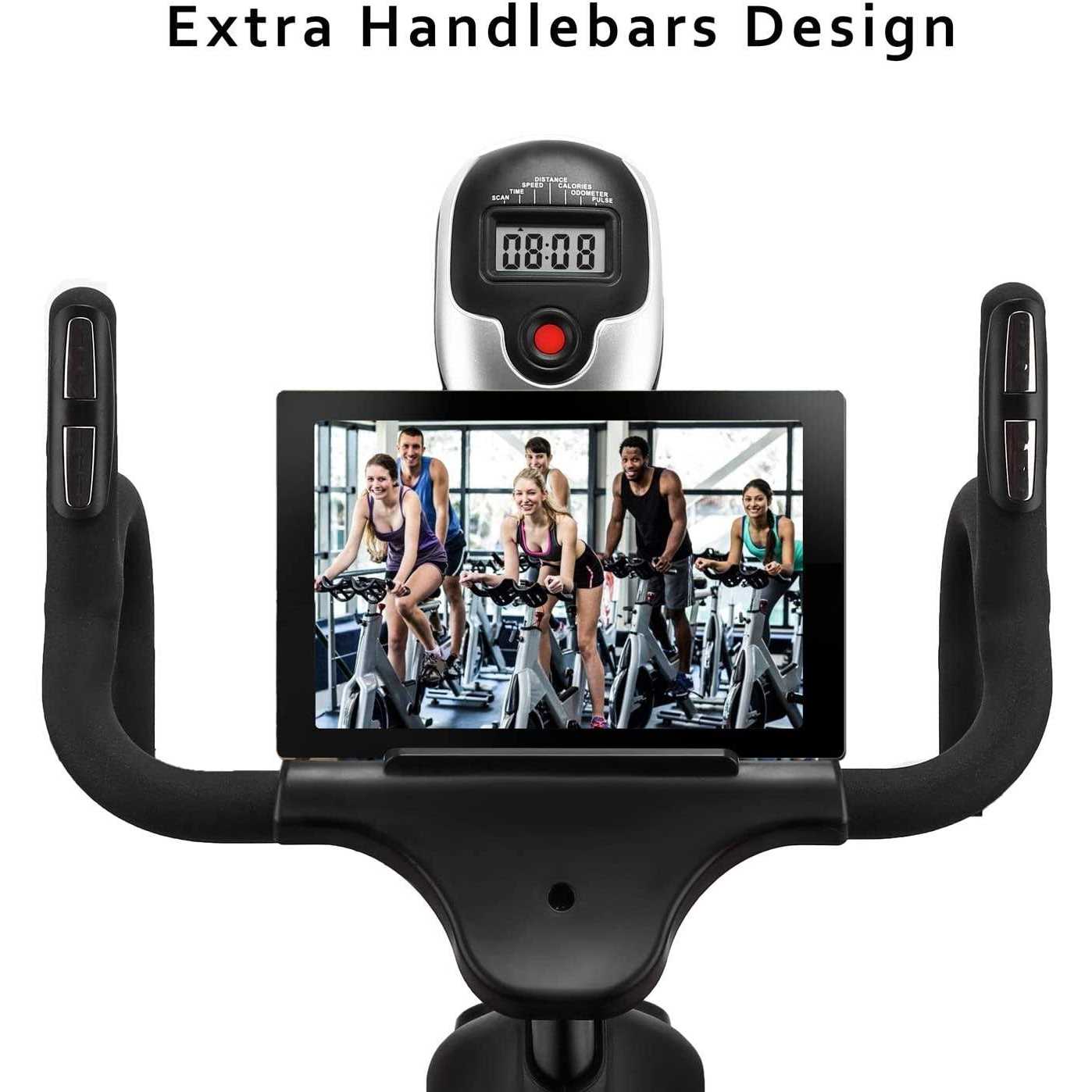 Indoor Cycling Bike with Comfortable Seat Cushion A8480