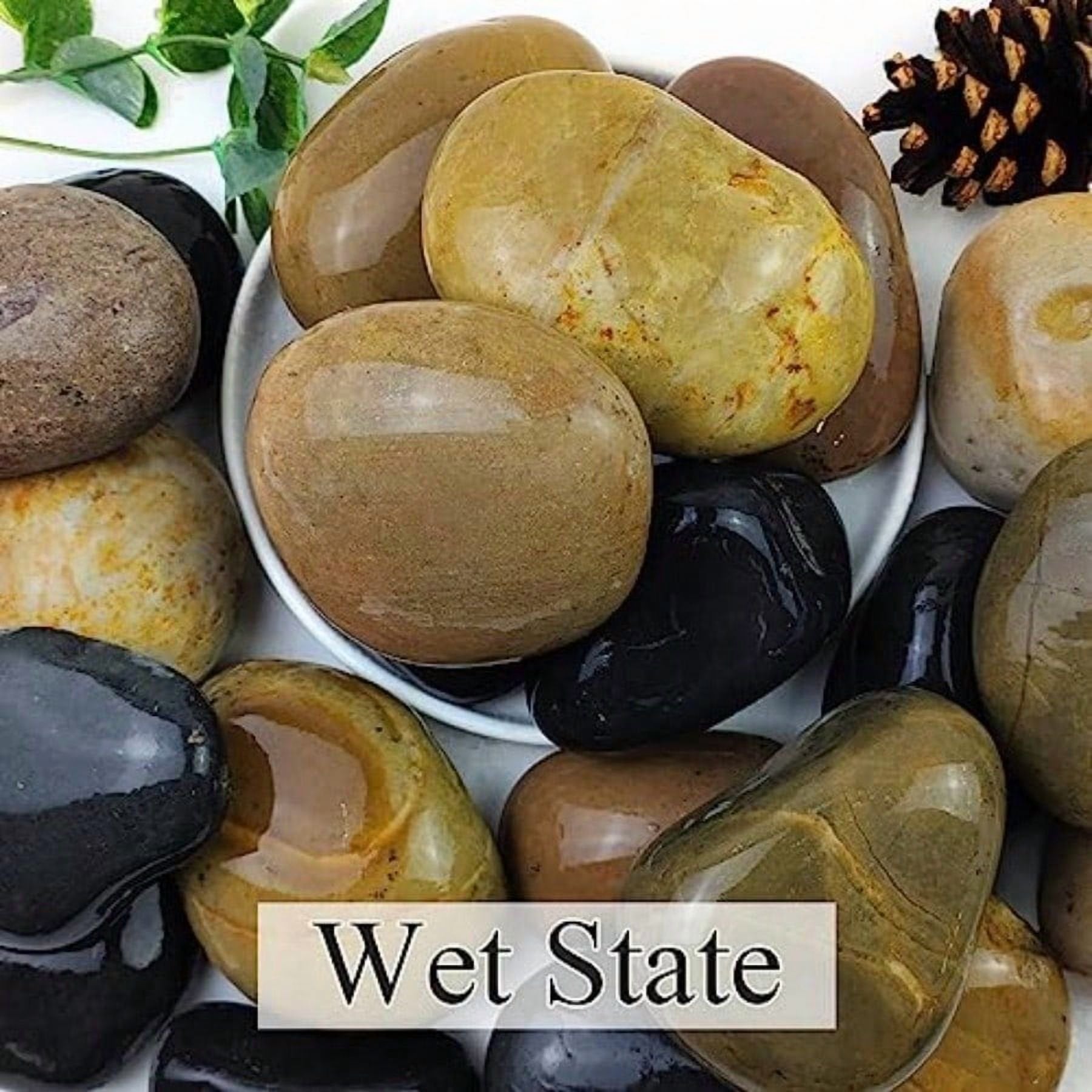 Natural River Rocks 3-4 Inch for Garden, Landscape, Fish Tank P309220