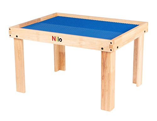 Kids Play Table Set with 2 Detachable Two-Sided Baseplates E466783