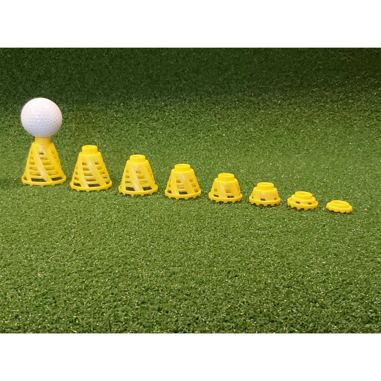 Golf Tees 8 Pack, Enhanced Durability for Indoor and Simulator Use K137