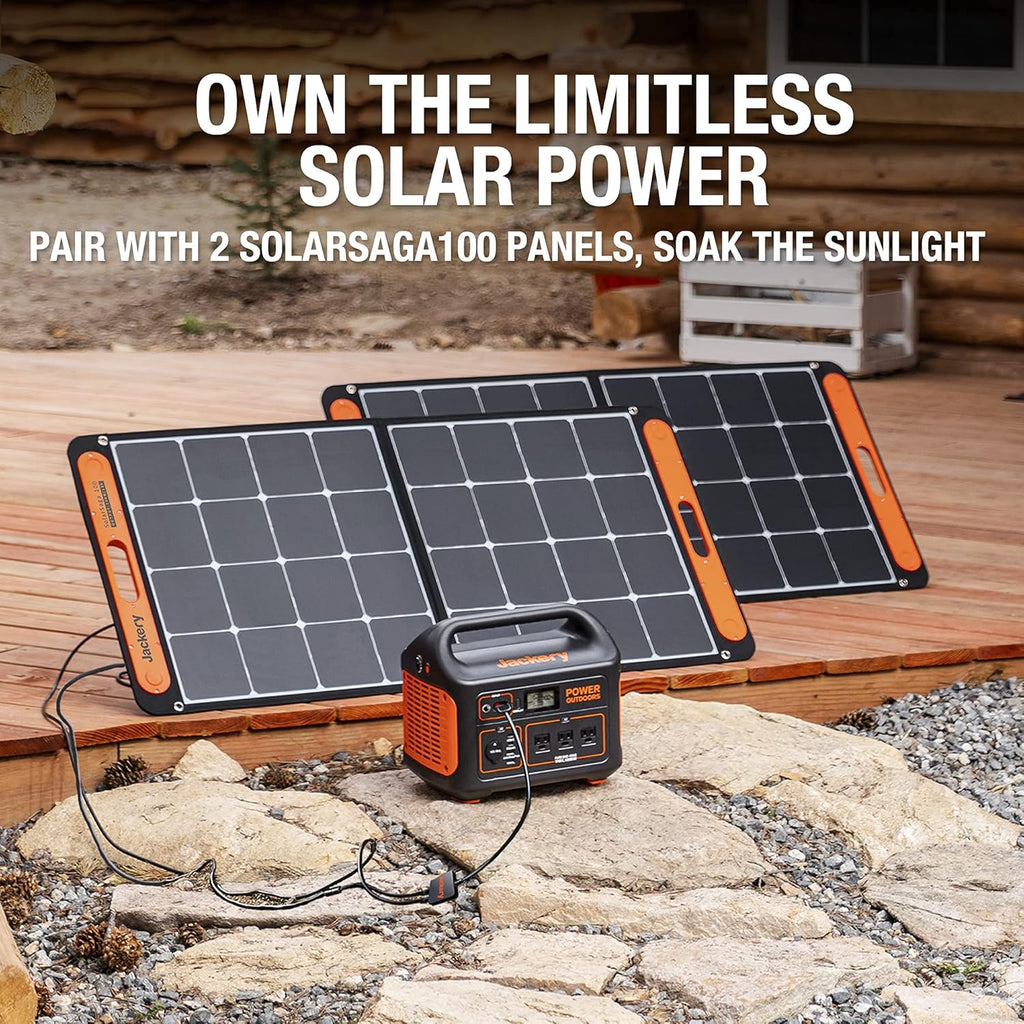 Portable Power Station 1002Wh Solar Generator with 3 AC Outlets for Camping and Emergency G5330