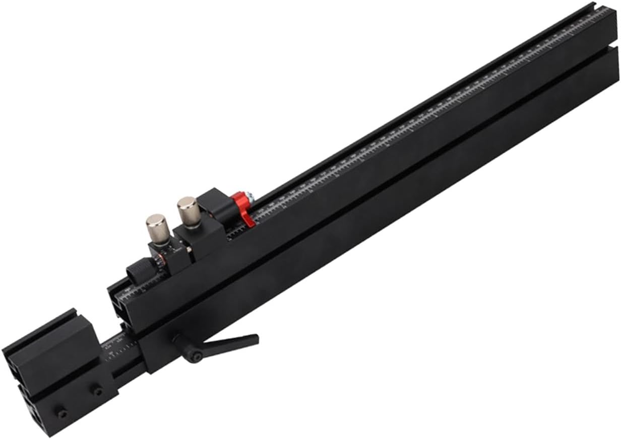 Table Saw Miter Gauge Fence, Telescoping 941mm Double Sided Scale E4982