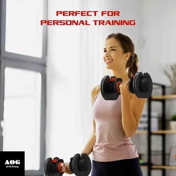 Adjustable Dumbbell with Quick-Select Weights D82301
