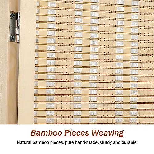 Room Divider 4 Panel Folding Screen Freestanding Partition Q769396