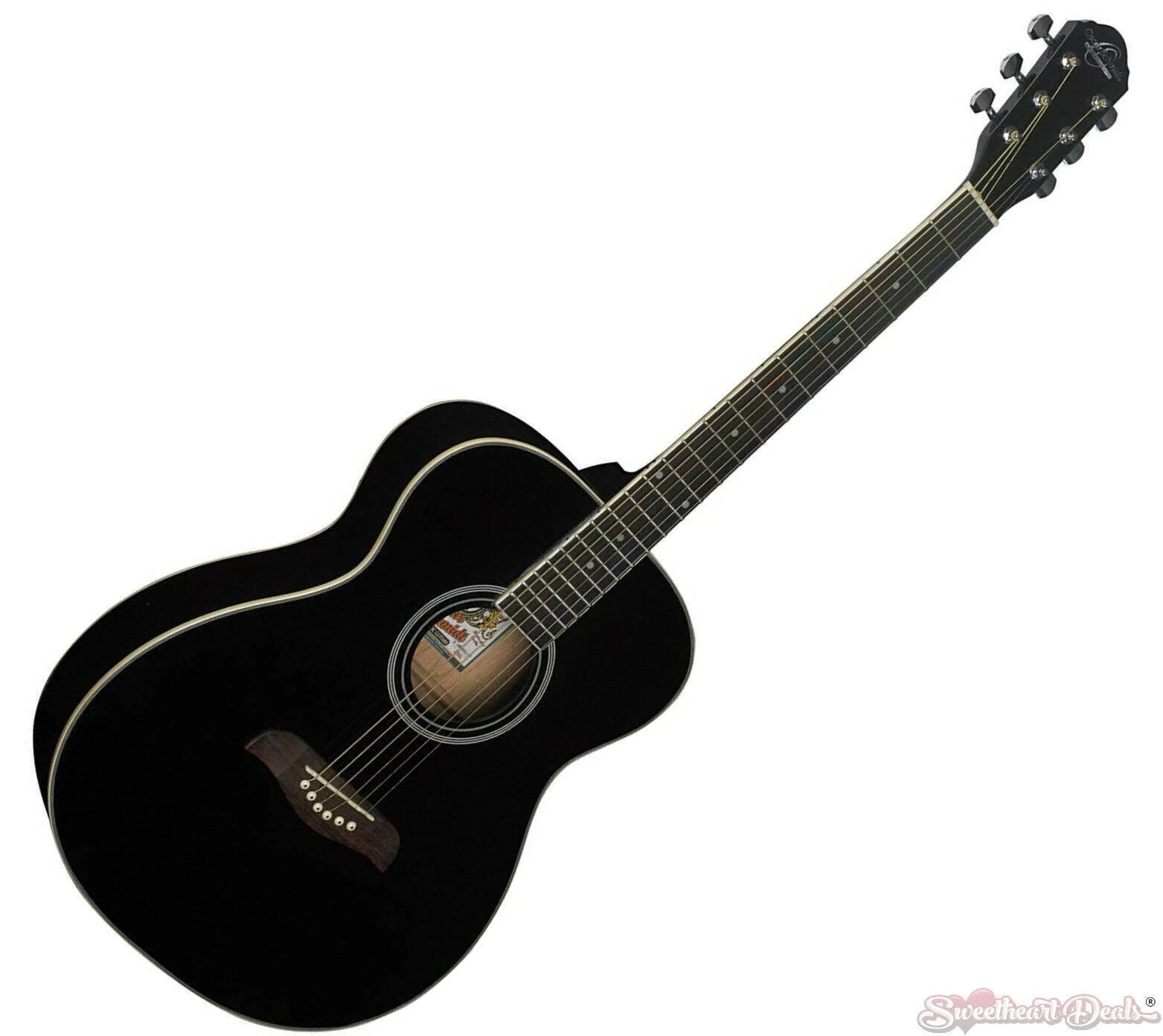 Acoustic Guitar, Black D697
