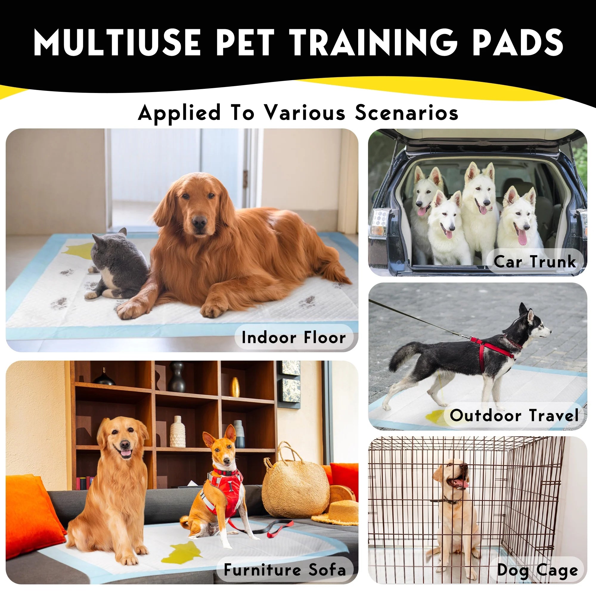 XXL Absorbent Dog Training Pads, 30x36 inch, 100 Count R287