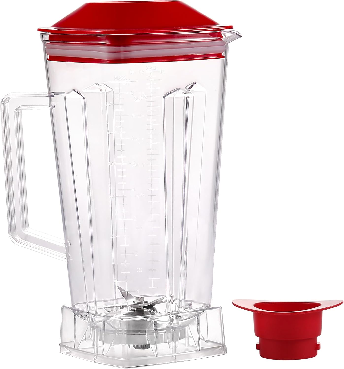 64 oz Blender Pitcher Replacement with Red Lid G116226