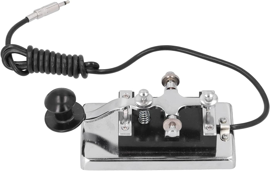 CW Telegraph Key Stainless Steel for Shortwave Radio Y88166