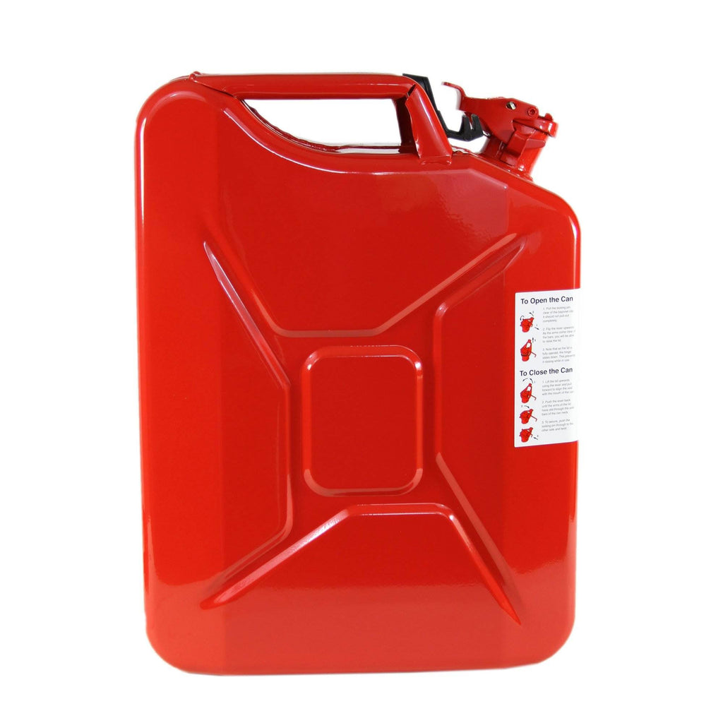5.3 Gallon 20 Liter Carb Fuel Jerry Can with Spout, Red W14338