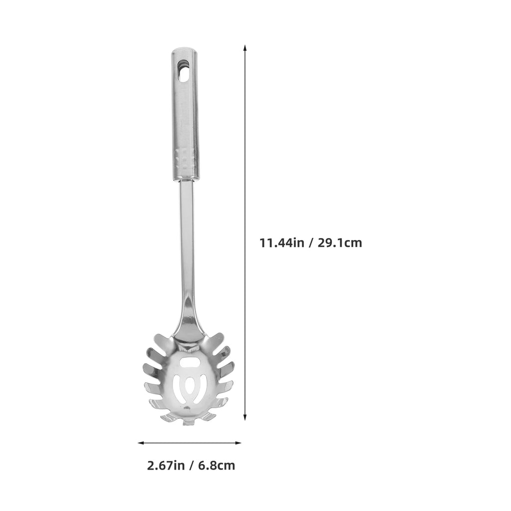Stainless Steel Pasta Server with Spaghetti Spoon and Fork S29996