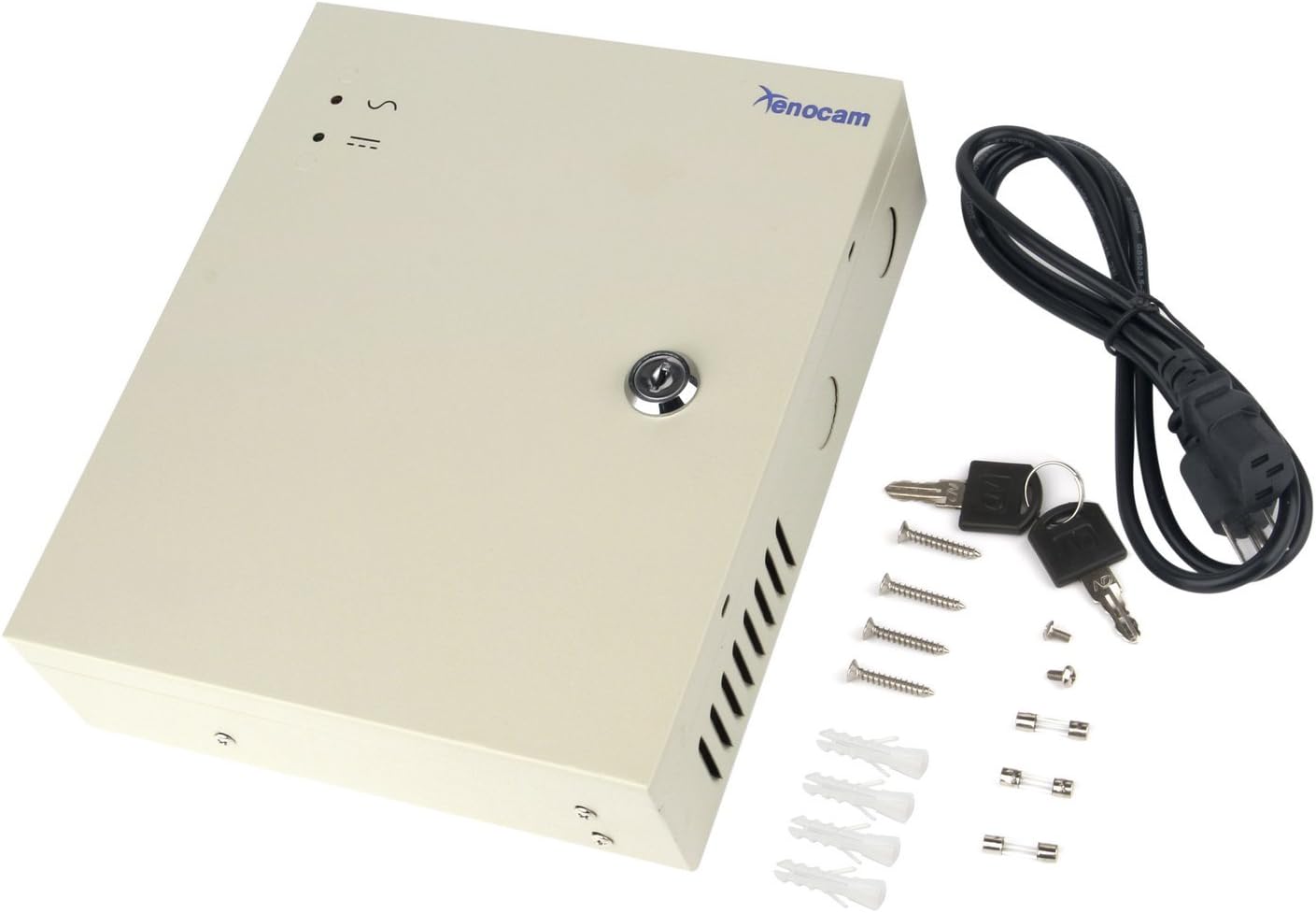 8 Channel 12V DC 5A PTC Fuse Power Supply Box for CCTV DVR Security System X6720