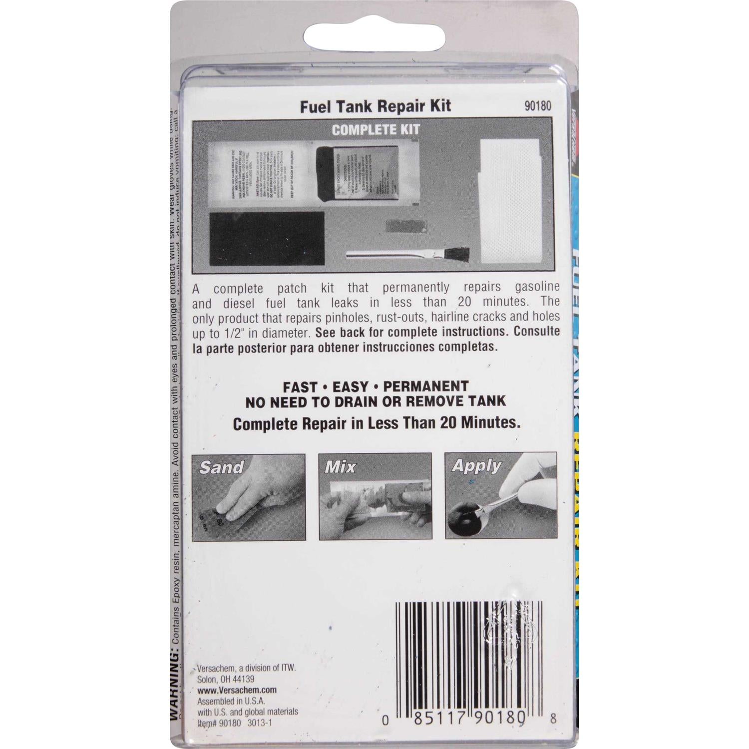 Heavy-Duty Fuel Tank Repair Kit G1177