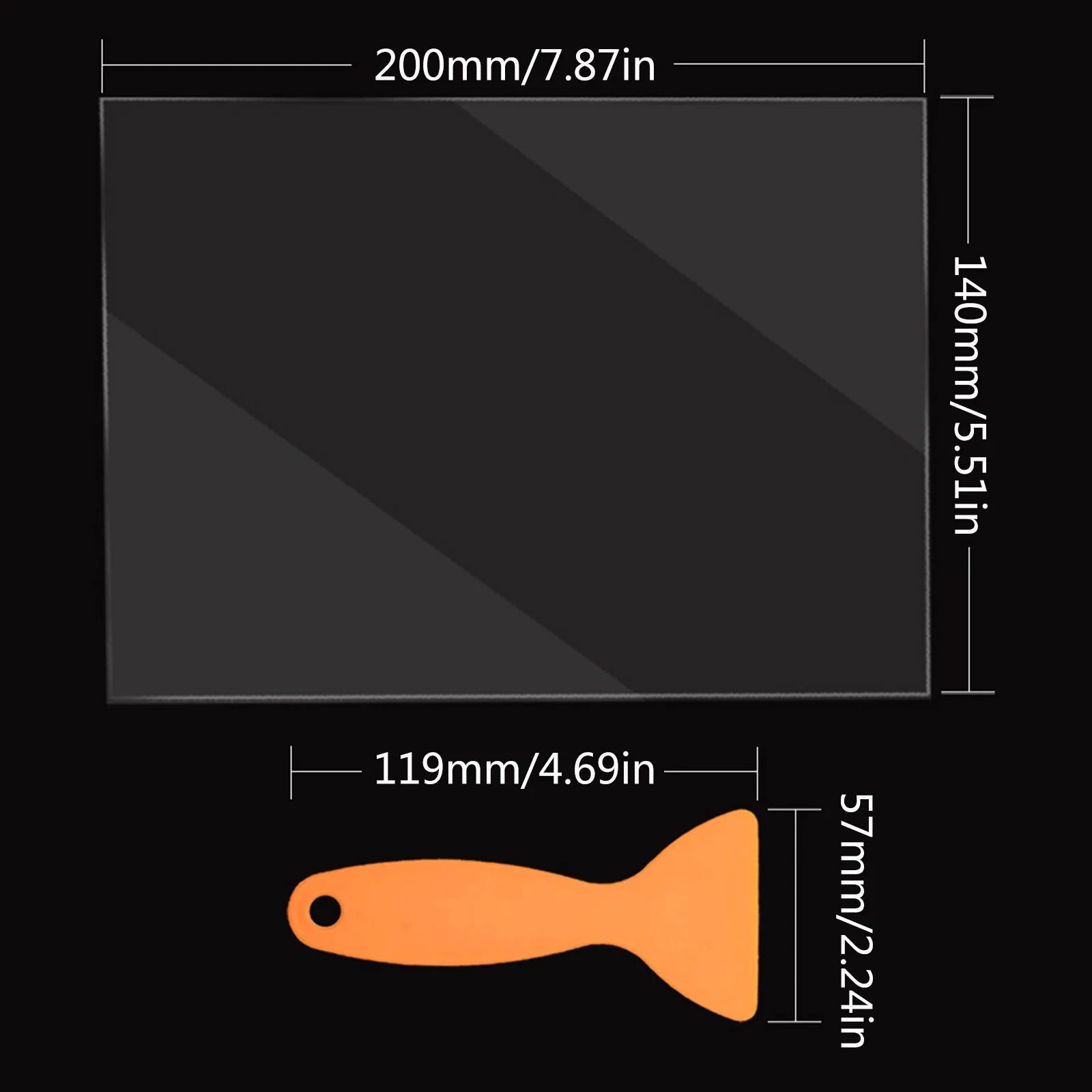 FEP Film 140 x 200 mm 0.15 mm for UV DLP 3D Printers I5234