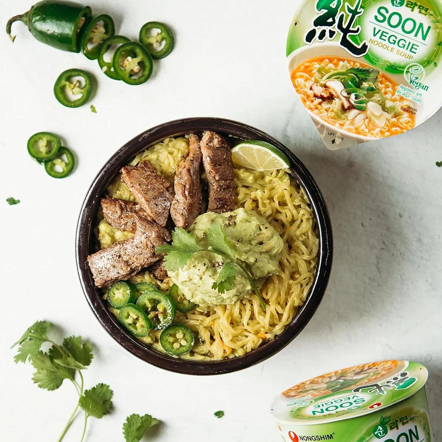 Spicy Ramen Noodle Variety Pack, 6 Cups S5151
