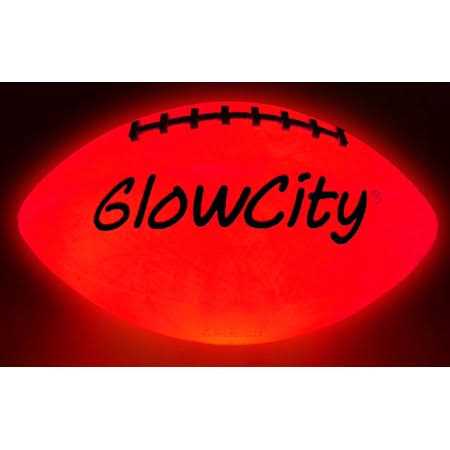 Glow in the Dark Football Light Up Size Footballs U406627