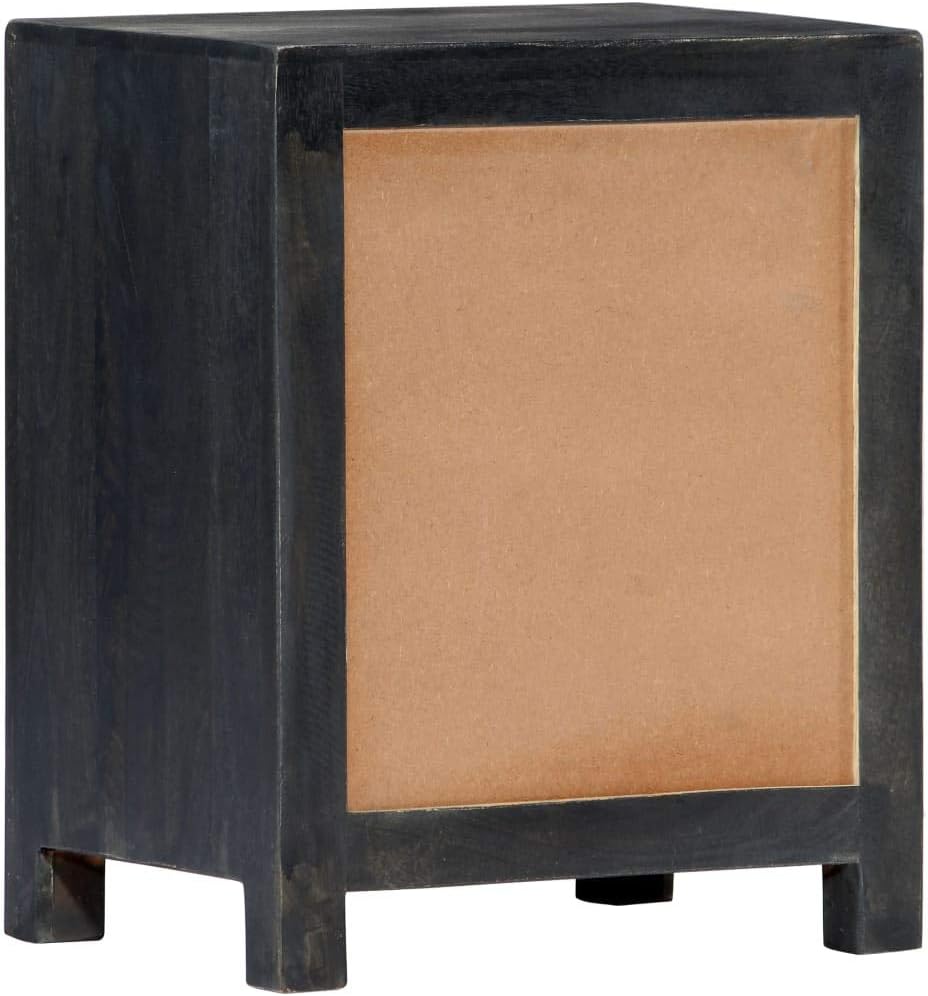 Wooden Bedside Cabinet with Storage, Gray G959