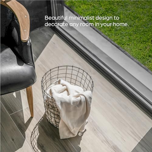 Wire basket for blankets, toys, pantry storage, bedroom and living room decor Y732993