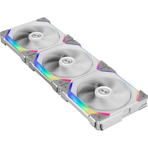 120mm white case fan 3-pack K53769