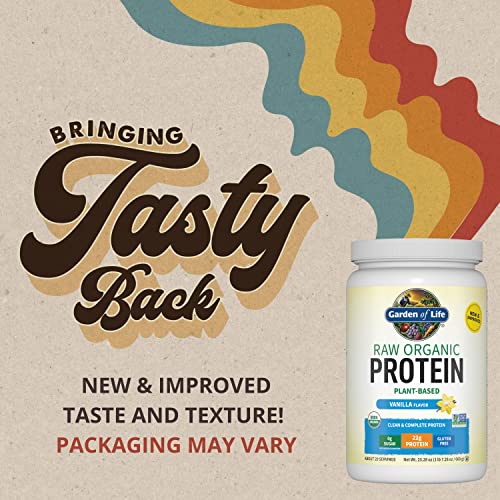Vanilla Plant Protein Powder with Probiotics and Digestive Enzymes U131796