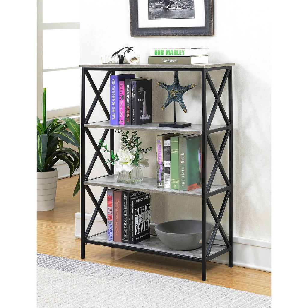 4 Tier Bookcase Faux Birch P731